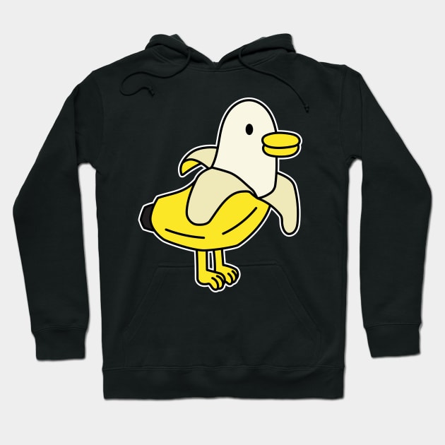 Banana Duck Hoodie by rudypagnel